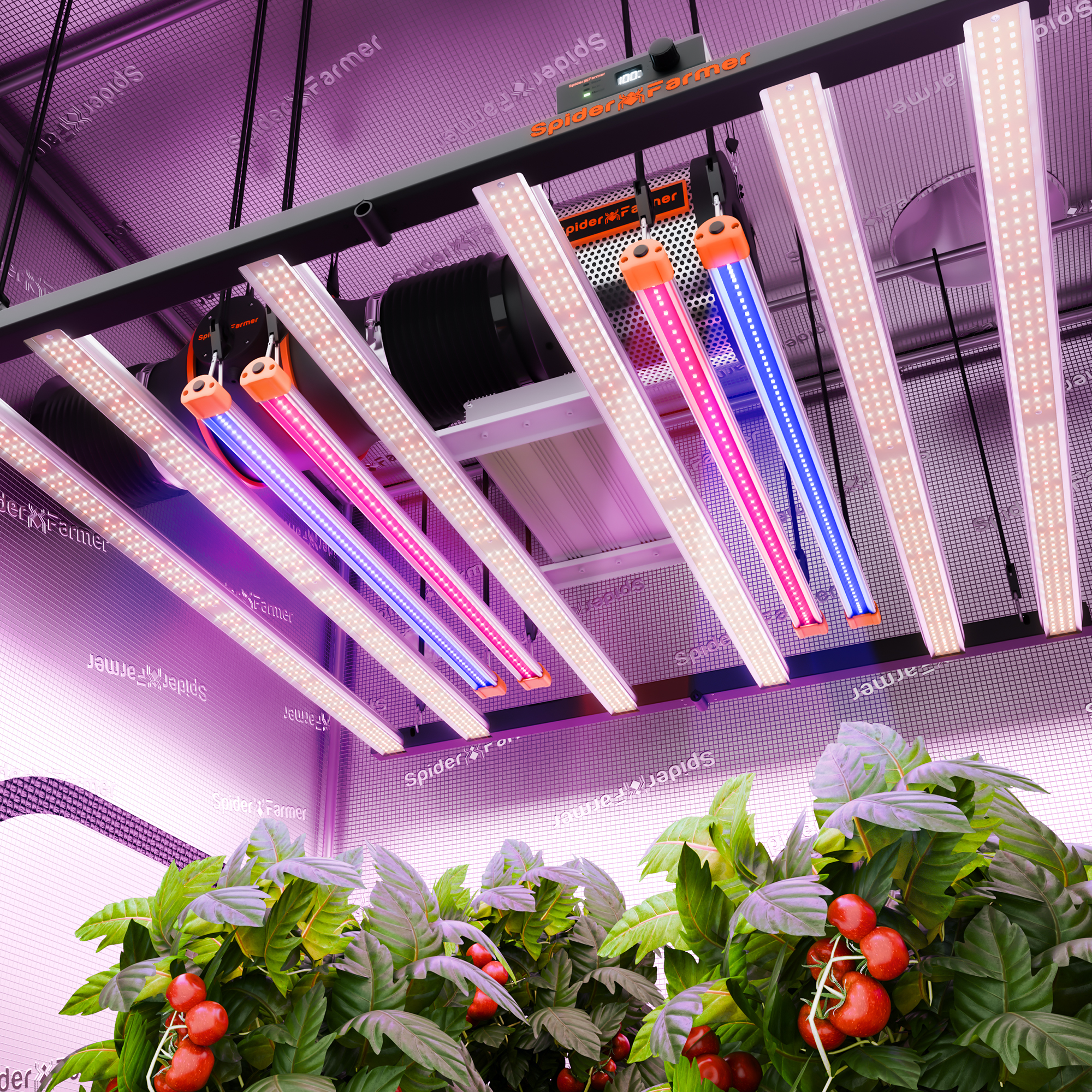 Spider Farmer UV30 & IR16 LED grow light bar for plants, with UV and infrared light for enhanced growth – 23.6''