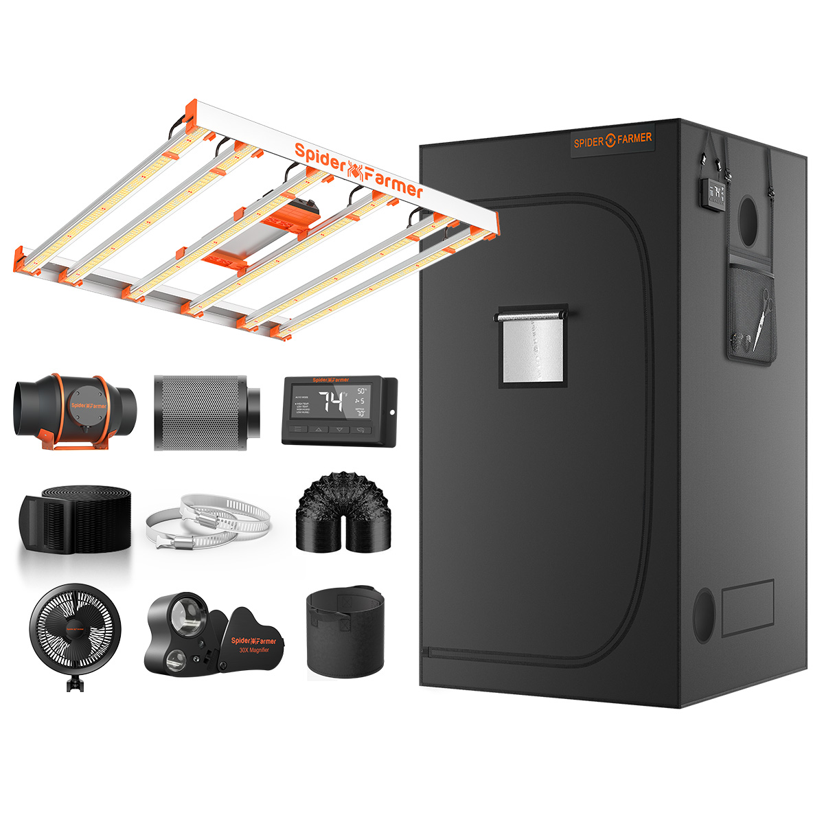 Spider Farmer® G3000/3x3 Grow Tent Kit — LED Grow Lights Depot